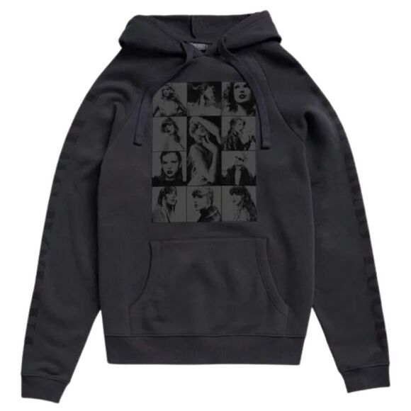 RARE Taylor Swift The Eras II Black Hoodie size Small AUTHENTIC TTPD Sweatshirt - Picture 1 of 8